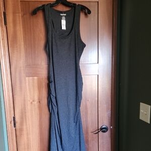 UpWest Charcoal Sleeveless Maxi Dress